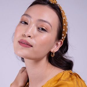 Stella & Ruby woven hoop earrings